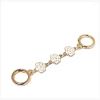 Keychains luxe tas charmeketen sleutelhanger voor vrouwen decoratieve uitbreiding accessoire metalen gesp ring