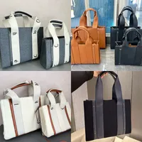 2022 9A جودة نسائية choles bag Woody Fashion Bag Bag Travel Travel Canvas Luxurys Handiine Leather Handbag 26cm 34cm Designer Crossbody Nylon Nylon Hobo