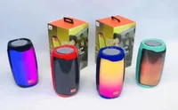 2021 popular pulsating Column Colorful Speaker LED Night light altavoz bicicleta Bicycle portable colunas parlante bluetooth lauts8464347