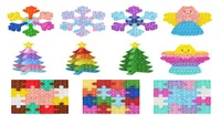 Christmas Tree Snowflake Fingertip Bubble Toys DIY Puzzle Fidget Decompression Toys New Year039s Valentine039s Day Decoratio9936267