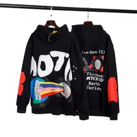 Mens Hoodies Designer Hoodie Loose Couple Section Letters Pullover High Quality Graffiti Sweatshirts Retro Top Hooded Smiley Face