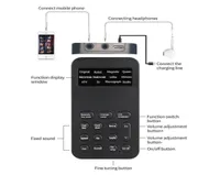 Cambiador de voz de transmisi￳n web en vivo Mini Adaptador 8 Modos de cambio de micr￳fono Convertidor de sonido de tel￩fono disgustante252Z6715522