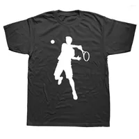 Herr t-skjortor en herr t-shirts cool tennisspelare f￶delsedag rolig unisex grafisk mode bomull kort ￤rm o-hals hajuku t-shirt