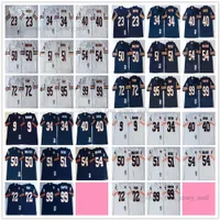 NCAA 빈티지 풋볼 23 Devin Hester Jersey 34 Walter Payton 40 Gale Sayers 50 Mike Singletary 51 Dick Butkus 54 Brian Urlacher 72 Perry Hampton 95 Mitchell and Ness