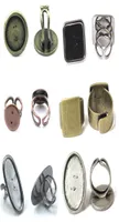 Jóias de moda de bijas, fabricação de jóias de jóias ajustáveis ​​anel de anel ajustável anel de pedra preciosa do estilo de latão de latão Diy Rings ID 322453909717