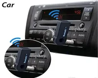 Universal 35 mm Streaming Car A2DP bezprzewodowy Bluetooth Aux Audio Music Adapter Adapter z mikrofonem do telefonu mp3 100pcs UP9488161