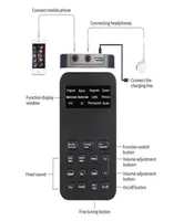 Cambiador de voz de transmisión web en vivo Mini Adaptador 8 Modos de cambio de micrófono Convertidor de sonido de teléfono disgustante252Z9292394