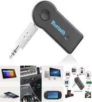 Universal 35 mm Bluetooth Car Kit A2DP bezprzewodowy Aux Audio Music Adapter Adapter z mikrofonem do telefonu MP3 Pakiet detaliczny D4473304