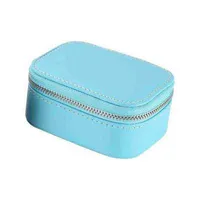 Jewelry Boxes Jaycas Small Lipstick Storage Box Women Gift Pu Leather J220823