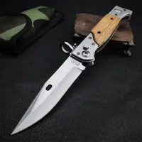 8.5 Inch COLD STEELAK47 Knife AK-47 Automatic model Black alloy handle Pocket Camping Survival Xmas knifes gift 17T A07 C07 M9 Pocket knives Auto Tools