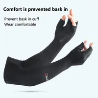Knee Pads 1 Pair Useful Arm Protection Sleeves Lightweight Ice Not Tight Widely Used Lower Temperature