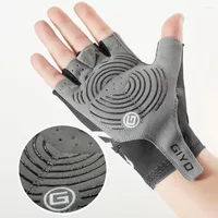Cycling Gloves Half-finger Dumbbells Spinning Bike Anti-wear Thin Fitness Outdoor Sports