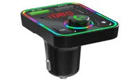 F3 Bluetooth Car Kit USB TypeC Charger FM Transmitter TF MP3 Player with RGB LED Backlight Wireless FM Radio Adapter Hands f8946331
