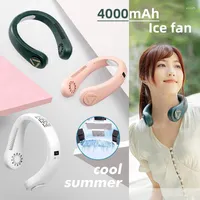 Mini Neck Hanging Cooling Fan Portable Bladeless Lazy Mute Neck-hanging Sport Summer Air Cooler Use For Outdoor