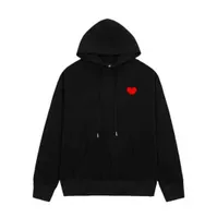 Hoodie Male and Female Designers Amis Paris Hooded Highs Quality Sweater Embroidered Red Love Winter Round Neck Jumper Couple Sweatshirts Yt33