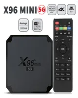 X96 mini 5G Smart Android 90 TV Box Amlogic S905WS905W4 Set Top Box 24GHz 5Ghz WiFi 2GB 1080p 4K Media Player Youtube x96mini9177144