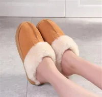 2022 Classic AUS Warm slippers goat skin sheepskin snow boots tan black gray pink Man women slippers boots keep warm shoes 14color3151531