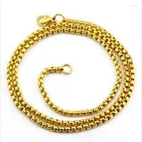 Chains 4mm 18" - 26" 316L Stainless Steel Necklaces Titanium Circles Style Chain Necklace 20pcs lot