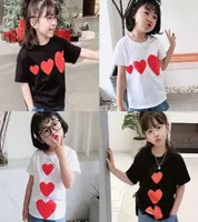 Children Polos Designer Kids Clothing Pullover Tees Casual Boy Girl Clothes Red heart eyes 100 cotton Shirt Family Matching Size 2784631