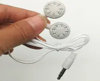 100pcslot Disposable Simple White earbuds Earphones Headphone Headset for mobile phone MP3 MP43560107