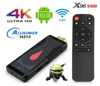 TV Stick Android 100 X96 S400 TV Stick Android X96S400 Allwinner H313 Quad Core 4K 60FPS 24G WiFi 2GB 16GB TV Dongle Vs X96S258I4655083