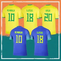 Brazil 2022-23 Thai Quality Soccer Jerseys T.SILVA&#039;&#039;NEYMAR JR MARQUINHOS CASEMIRO L.PAQUETA RICHARLISON RAPHINHA E.MILITAO FABINHO BRUNO G. JESUS ANTONY VINICIUS JR.