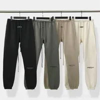 Men's shorts feel double thread essentials reflective drawstring casual pants high street Plush