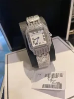Diamant complet 27 mm Femmes Quartz Watch Full Steel Lady 18K Gold Imperméable Designer Watches Sapphire Président Wistwatch 2813