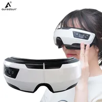 Eye Massager Smart Airbag Vibration Health Care Instrument Compress Bluetooth Massage Glasses Fatigue Pouch Wrinkle 221129