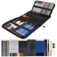 Other Office School Supplies 72 Pcs Sketch Pencil Set Student Art Drawing Colored Watercolor Metal Oily 221130