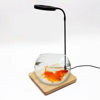Grow Lights 10W Potted Plants Heat Insulation With Wood Board Waterproof USB Powered Miniature Landscape Aquarium LED Light Home Fish Tank