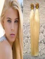 Cabello rubio brasileño 200glot ugum u punta de queratina prebonded Glue Remy Natural Human Hair Extensions 200Strands Real 100 Ho5285602 humano HA5285602