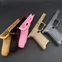 Accessori tattici Attrezzature sportive per esterni KUBLAI P1 Nylon Si e Grip inferiore di tipo militare per P1 G17 Glock 17 Versione giocattolo