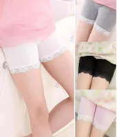 DHL 6 Colors INS Kids Girls Cotton Shorts Summer Fashion Lace Leggings Safety Pants Baby Tights3864030