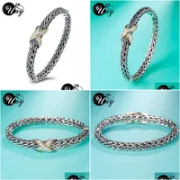 Arts And Crafts Bangle Uny Bracelet Antique Tail Chain Fashion Brand Hardy Jewelry Vintage S Valentine Christmas Ship Bra 221024 Dro Dh50N