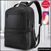 Fashion Luxury Designer Bagsnew Men's Double Backpack Leisure Student Bag Personality Simple Travel