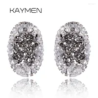 Stud Earrings Arrivals Cup Chain And Crystals Beads Handmade For Women Wedding Party Statement Fashion EA-04203