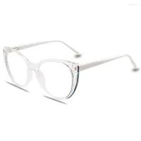 Sunglasses Frames Bohosco Anti Blue Ray Clear Glasses Women Diamond Light Blocking Spectacle UV Round Goggles