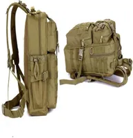 Outdoor Military Tactical Assault Camo Soldier Backpack MOLLE System 3 jours Saver Bug Out Sac Survival Police 5pcslots6233296