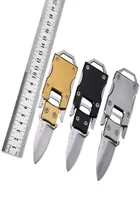 DHL Promotion Folding Pocket Knife Mini Portable Stainless Steel Camping Knife EDC Key Chain Knife Cheap Gift Knives5704263