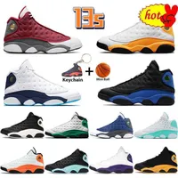 Newest 13 13s Basketball Shoes Red Flint Del Sol Mens Sneakers Lucky Green Hyper Royal Obsidian Court Purple Playground Chicago Men Fashion