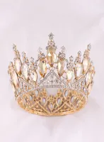 Tasarımcı Crown Lady Fashion Lüks Düğün Başlıkları Alaşım Headdress Gelin Aksesuarları 0802165602979