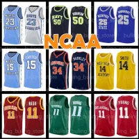 NCAA 25 Penny Hardaway Basketbol Forması 12 John Stockton 34 Charles Barkley Koleji Toni Kukoc North Carolina Aşağı Merion Will Smith Carlt