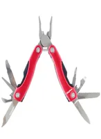 QingGear Multitool Pliers 9in1 Mini Compact Pocket Pliers Knife File Screwdriver Bottle Opener Saw Outdoor Camping Kit1858329