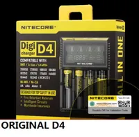 Nitecore D4 D2 I4 I2 Digicharger LCD Intelligent Circuitry Global Insurance liion 18650 14500 16340 26650 Battery Charger 1pclot8906169