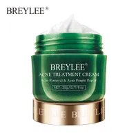 Breylee Acné Traitement Crème Anti acné Face Crème Pimple Repouillage Spots Huile Contrôle des pores Rétrocultant Sérum de soins de la peau hydratante 20g