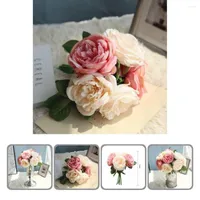Decorative Flowers 1Pc Artificial Plant Pography Props Fake No Withering Rose