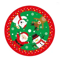Decorazioni natalizie fumetti gonna albero di tessuto non tessuto ornamenti per feste fest da festa u1s6