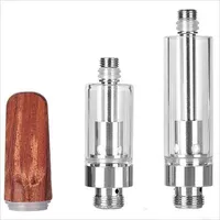 Th205 Tr￤ munstycke Keramiska spiralglaspatroner Atomizer Vape Tank E Cigaretter f￶r tjock oljepatron F￶r￥ngare Pen 500st
