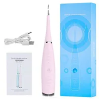 Other Oral Hygiene Portable Electric Sonic Dental Tooth Cleaner Calculus Stains Tartar Remover Dentist Teeth Whitening Tool USB Rechargable 221130